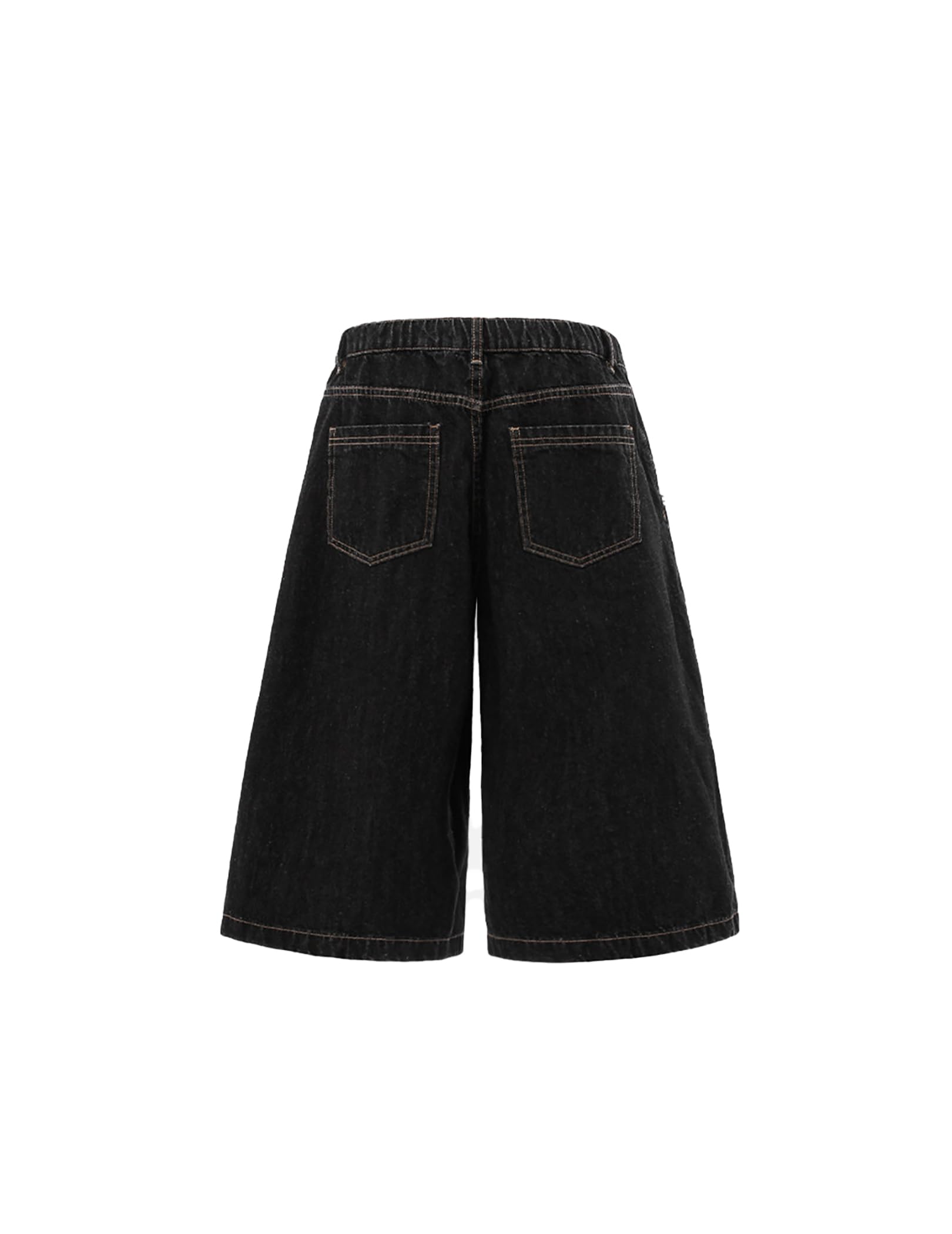 Aelfric Eden Detachable Kerchief Baggy Longline Jorts Casual Denim Shorts Y2K Streetwear Unisex Jean Shorts - Image 4