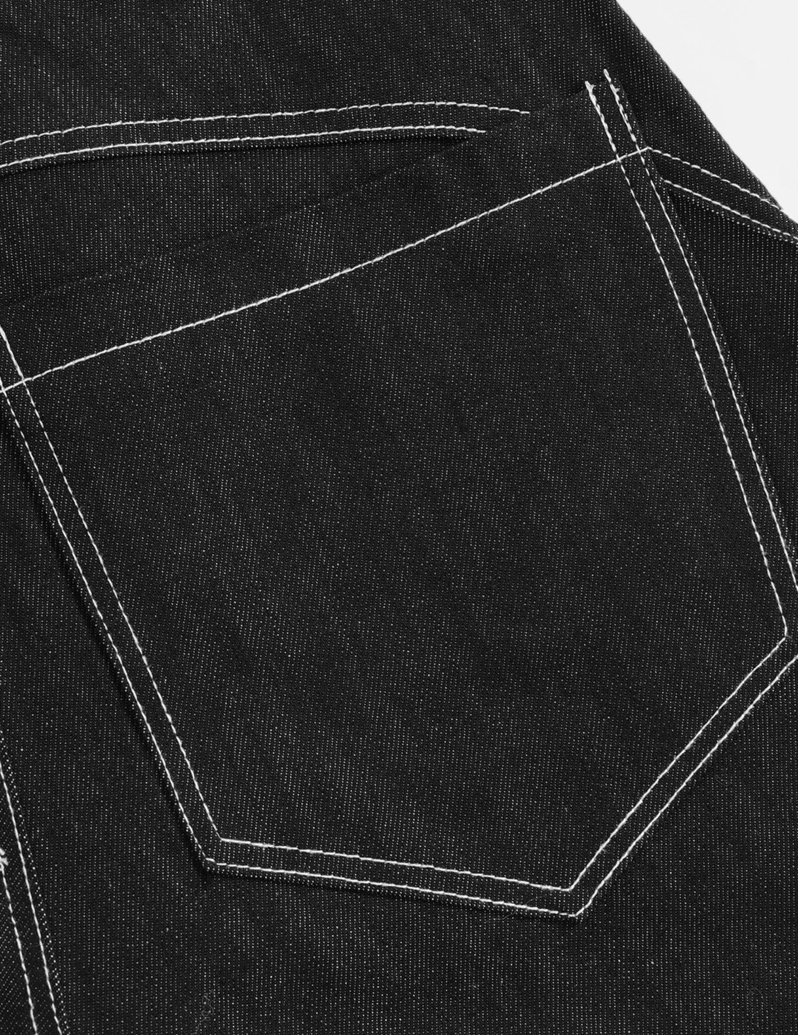 Aelfric Eden Metal Button Raw Barrel Jeans Baggy Wide Leg Denim Jeans Unisex Casual Y2k Streetwear Vintage Pants Trouser - Image 6