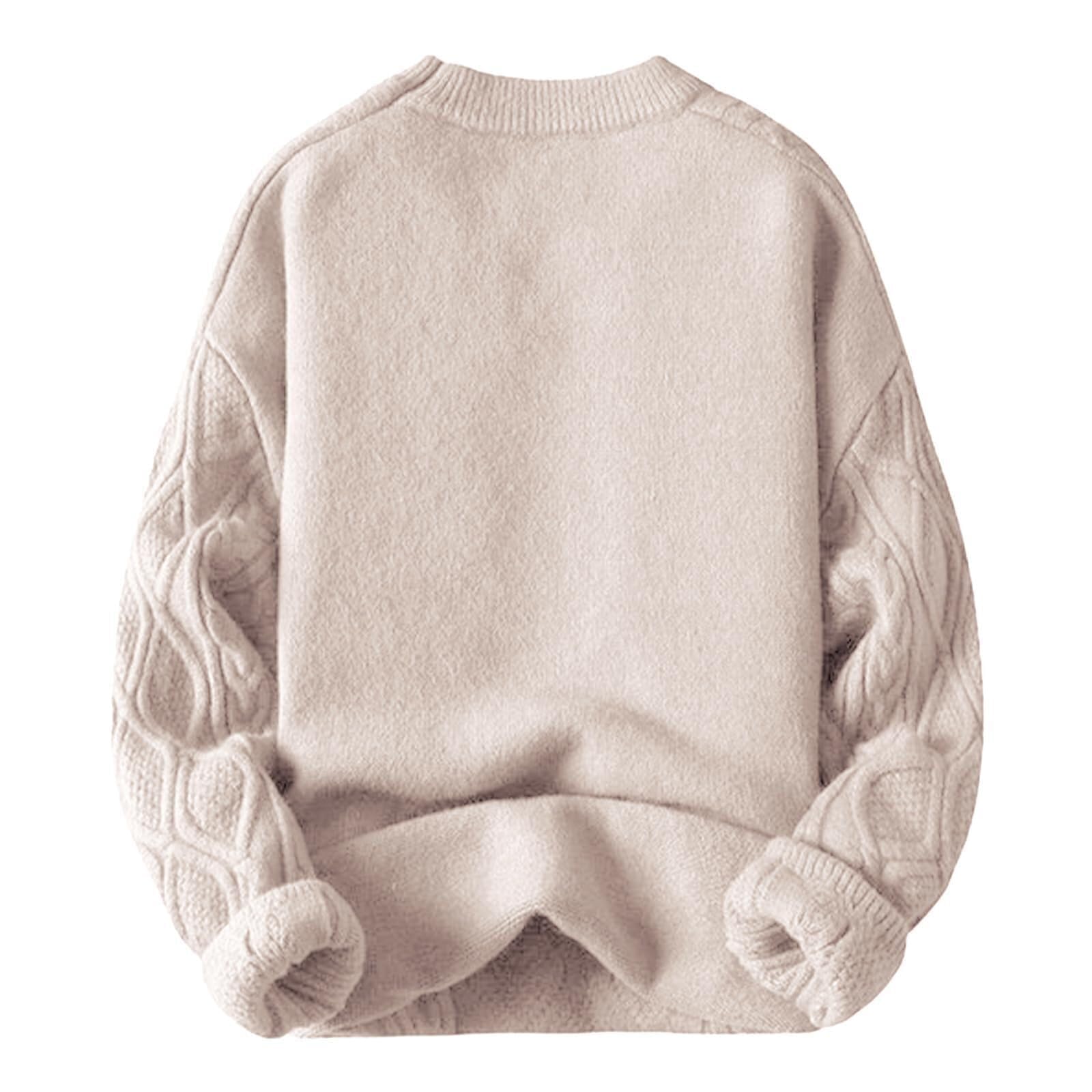 Aelfric Eden Oversized Sweater 90s Vintage Cable Knit Long Sleeve Women Heavy Crewneck Pullover - Image 3