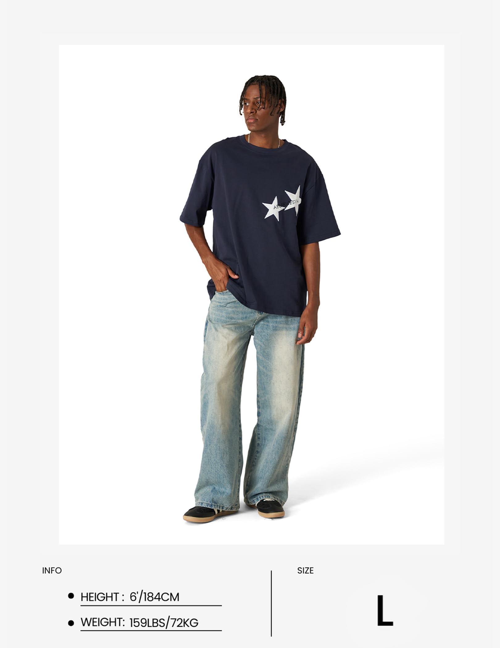 Aelfric Eden Star Graphic Tees Unisex Oversized Tshirts Casual Summer Baggy Streetwear Tops - Image 4